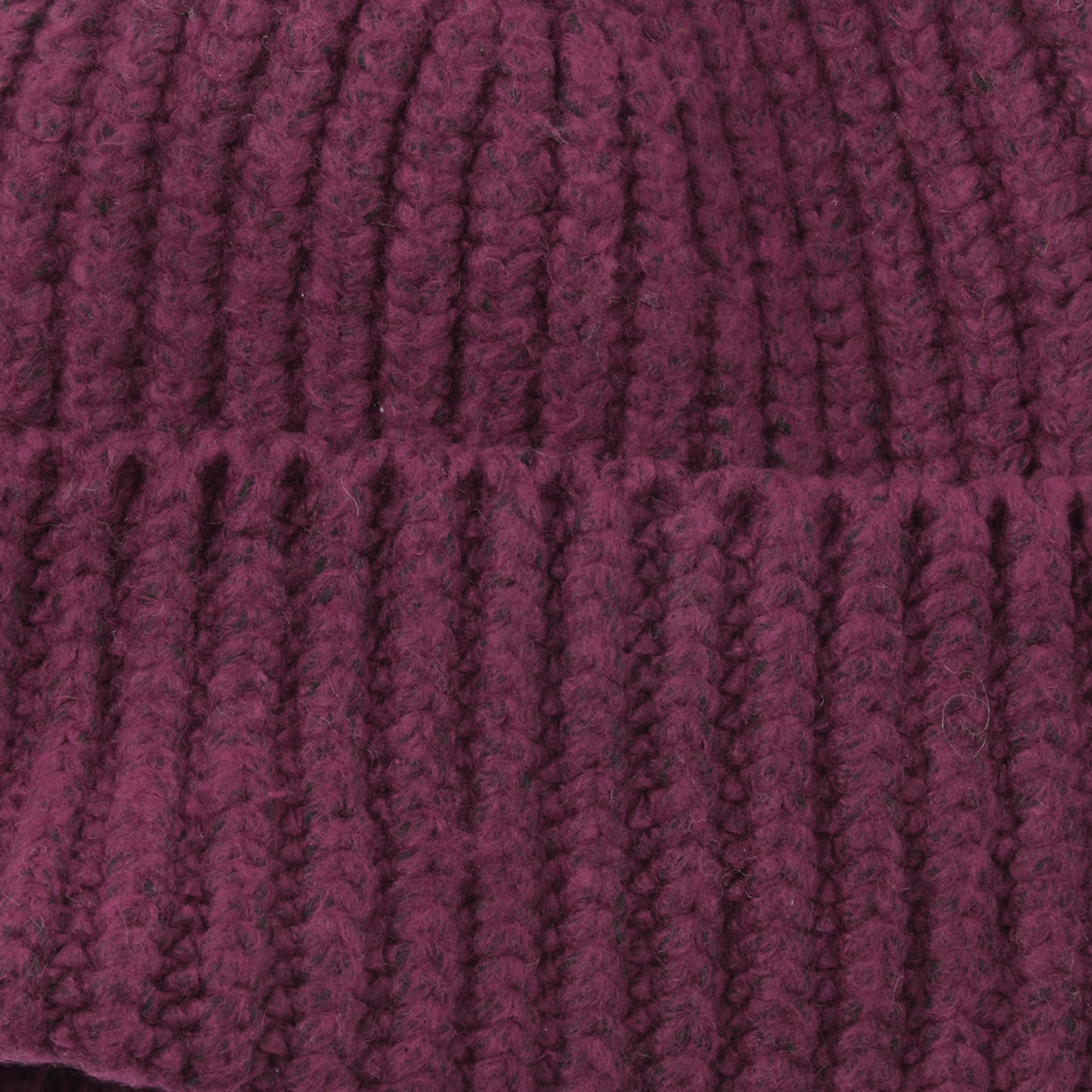 Damen Strickmütze mit Umschlag