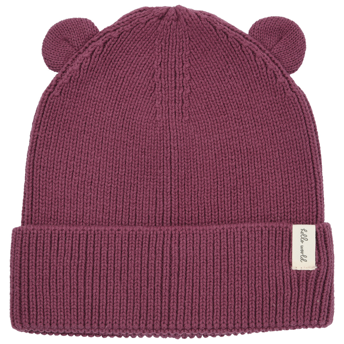 Baby Strickmütze mit Öhrchen