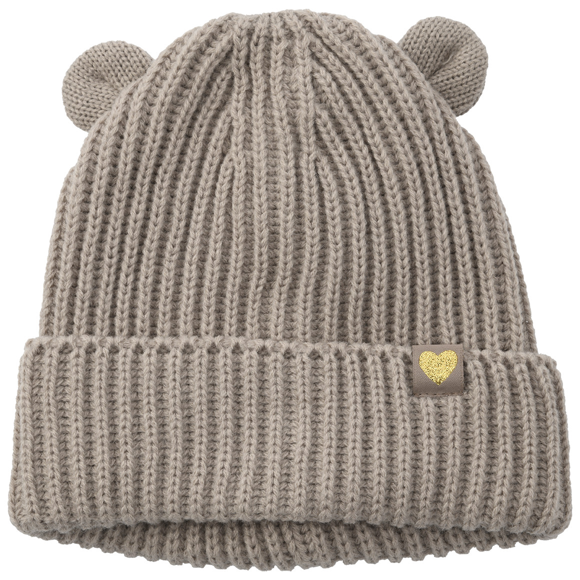 Gebreide babymuts met katoenen voering