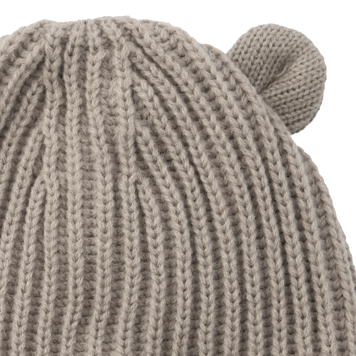 Gebreide babymuts met katoenen voering