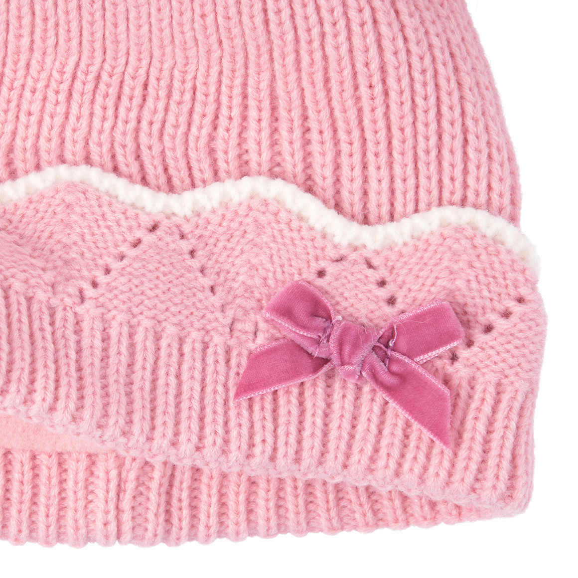 Baby Mütze mit Bommel