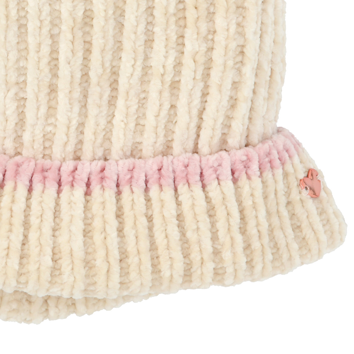 Wintermuts voor meisjes met 2 pompons
