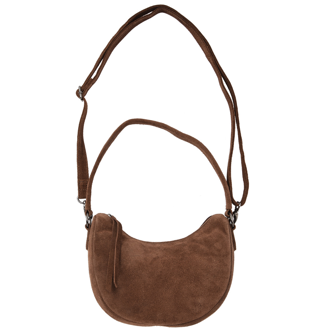 Damen Veloursledertasche