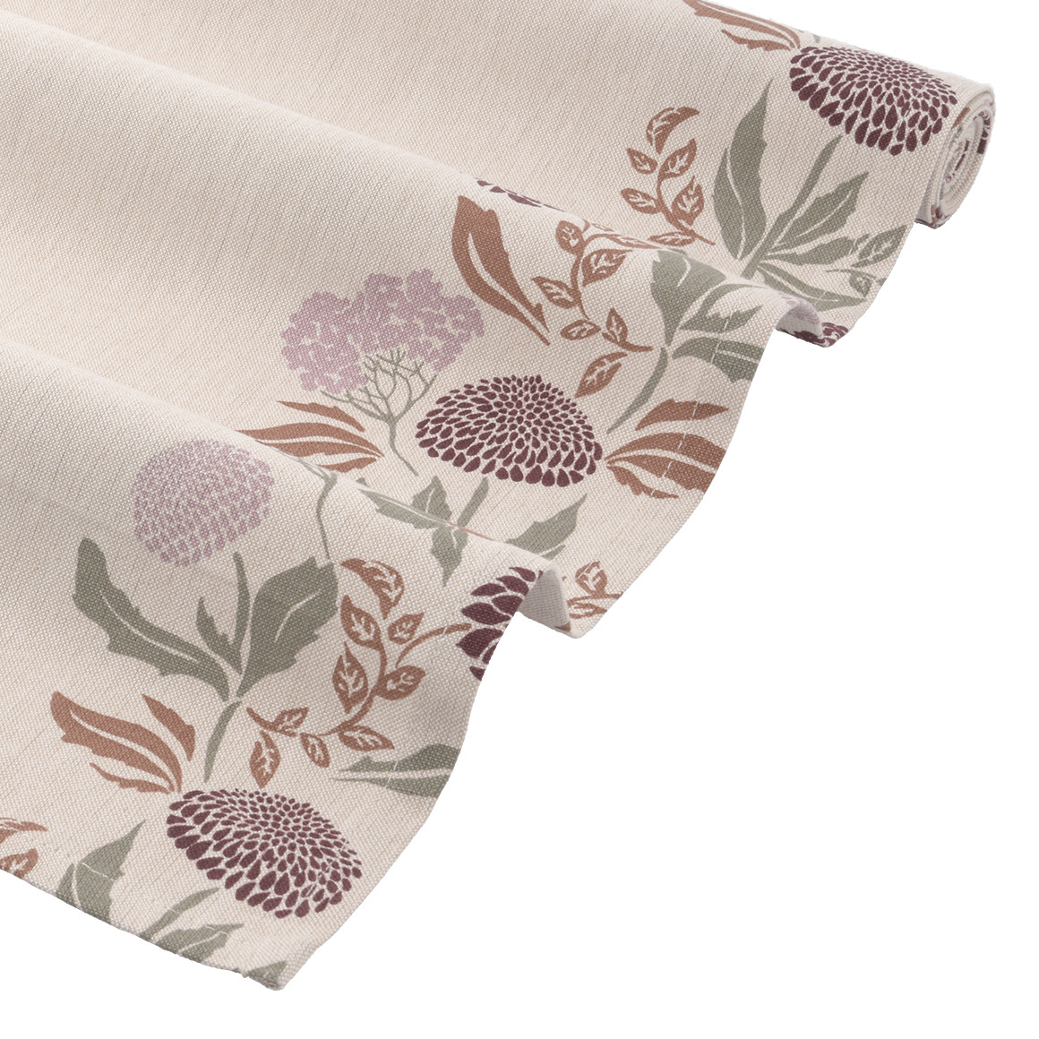 Tischläufer mit Blumen-Prints