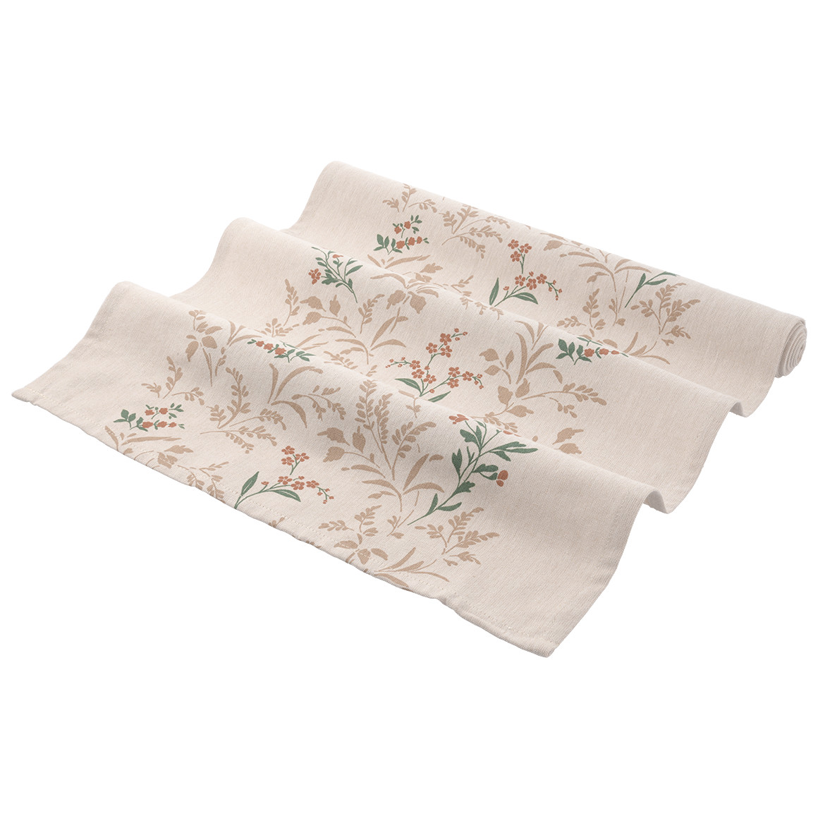 Tischläufer mit Blumen-Prints