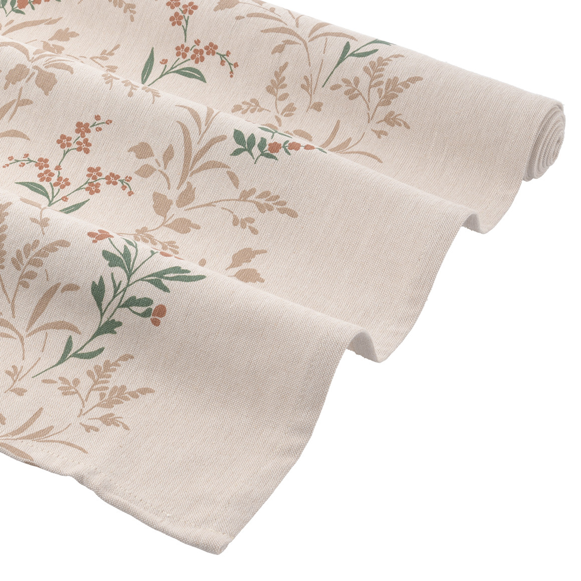 Tischläufer mit Blumen-Prints