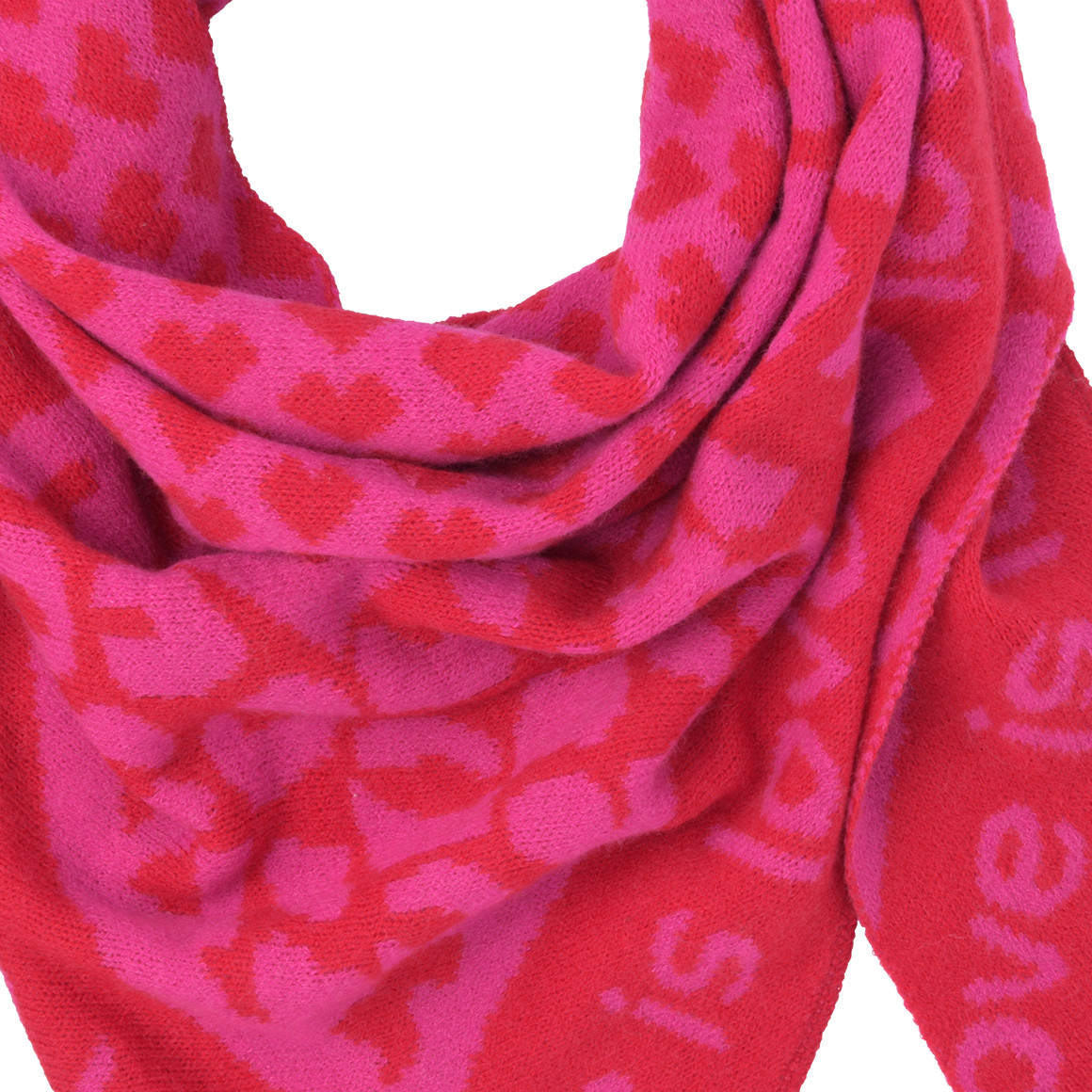 Damen Winterschal mit Mustermix