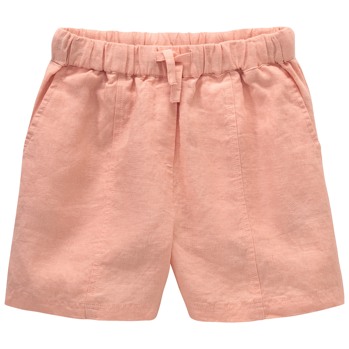 Mädchen Leinen-Shorts mit Tunnelzug