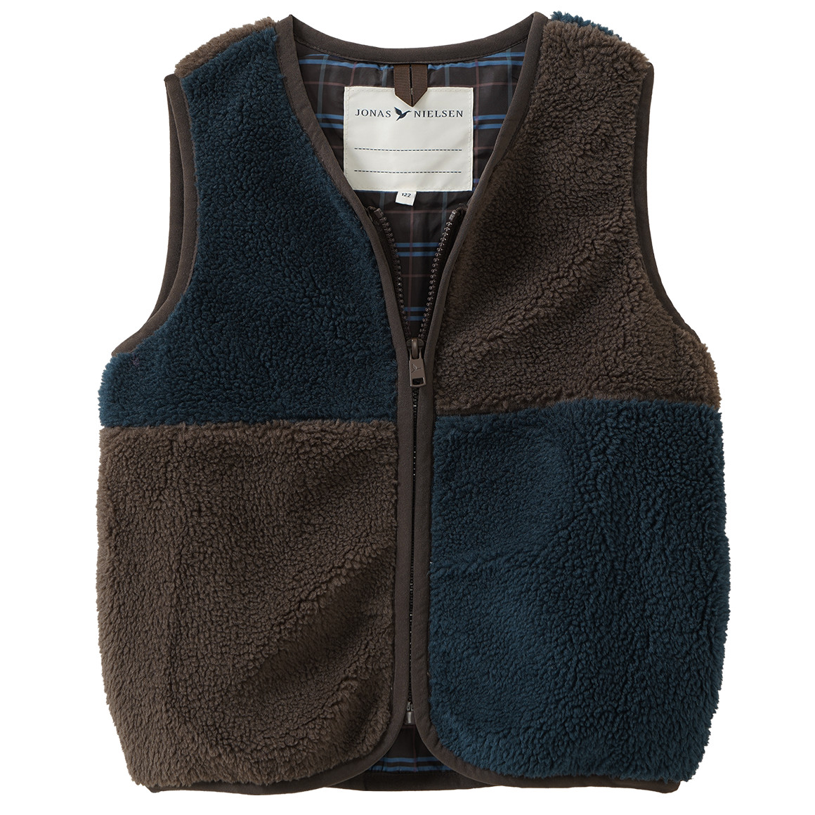 Kinder-teddyvest met scheidingsstuk