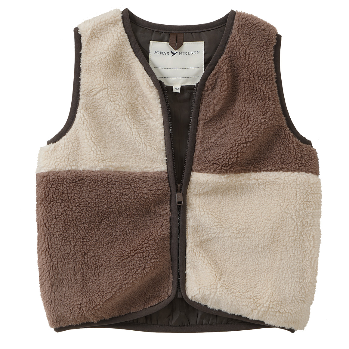 Kinder-teddyvest met scheidingsstuk