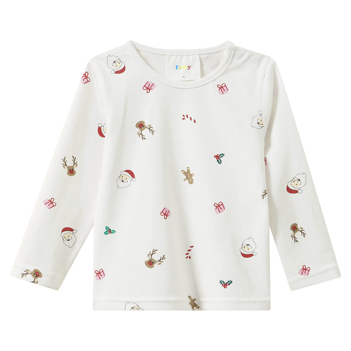 Baby Weihnachtsset mit Kleid und Shirt