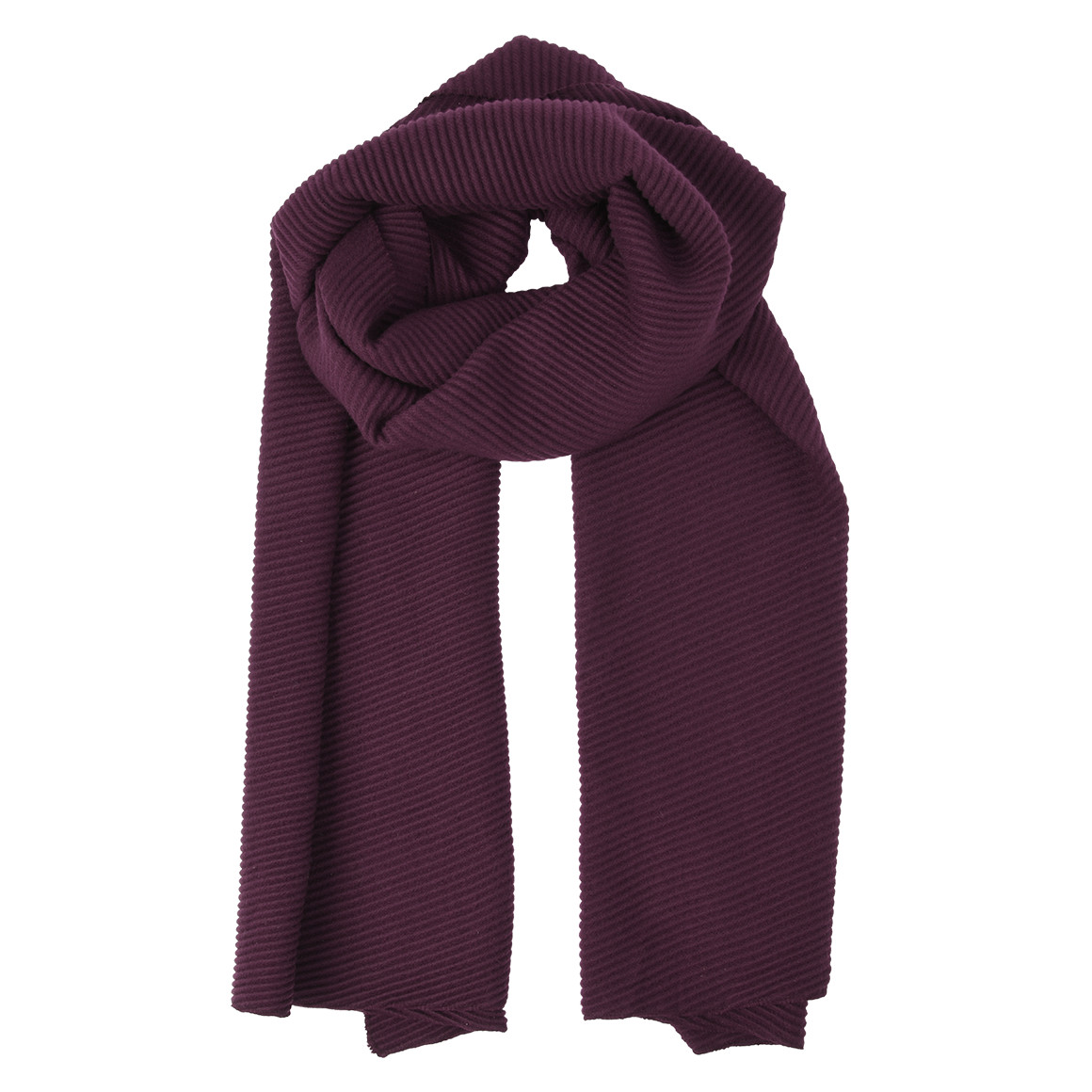 Damen  Winterschal in Crinkle-Optik