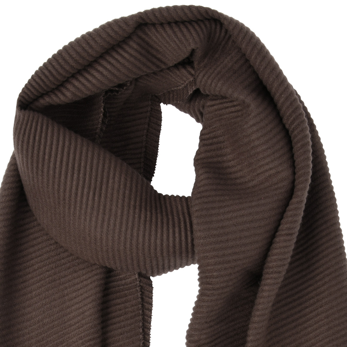 Dameswinter sjaal met crinkle-look