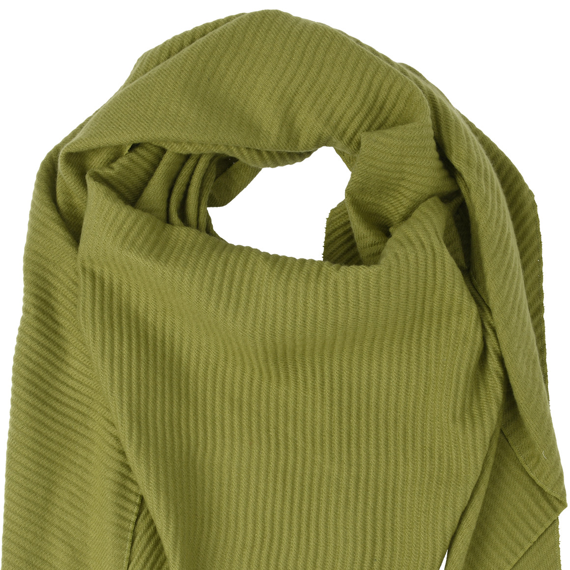 Damen Schal in Crinkle-Optik