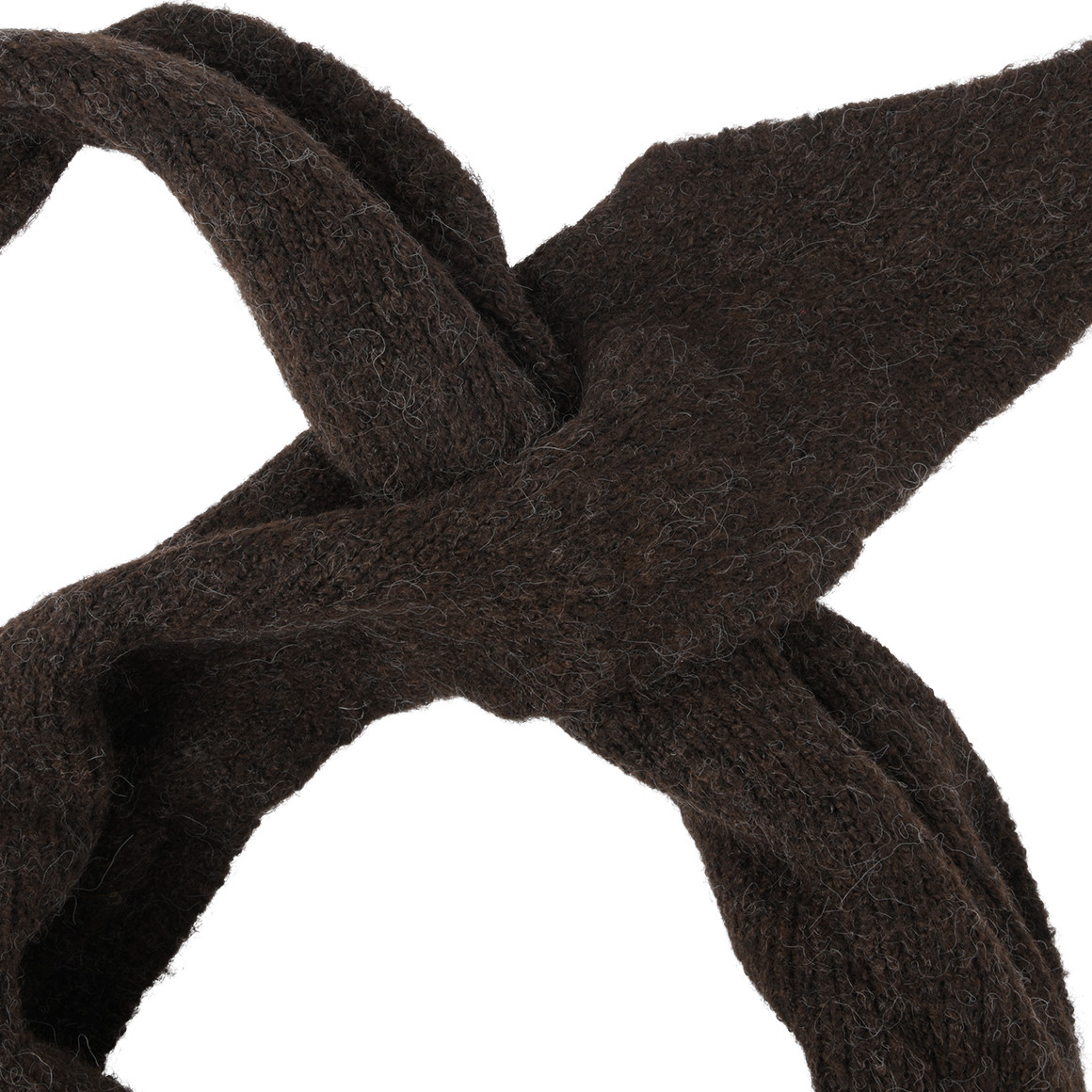 Damen Dreiecksschal mit Woll-Anteil