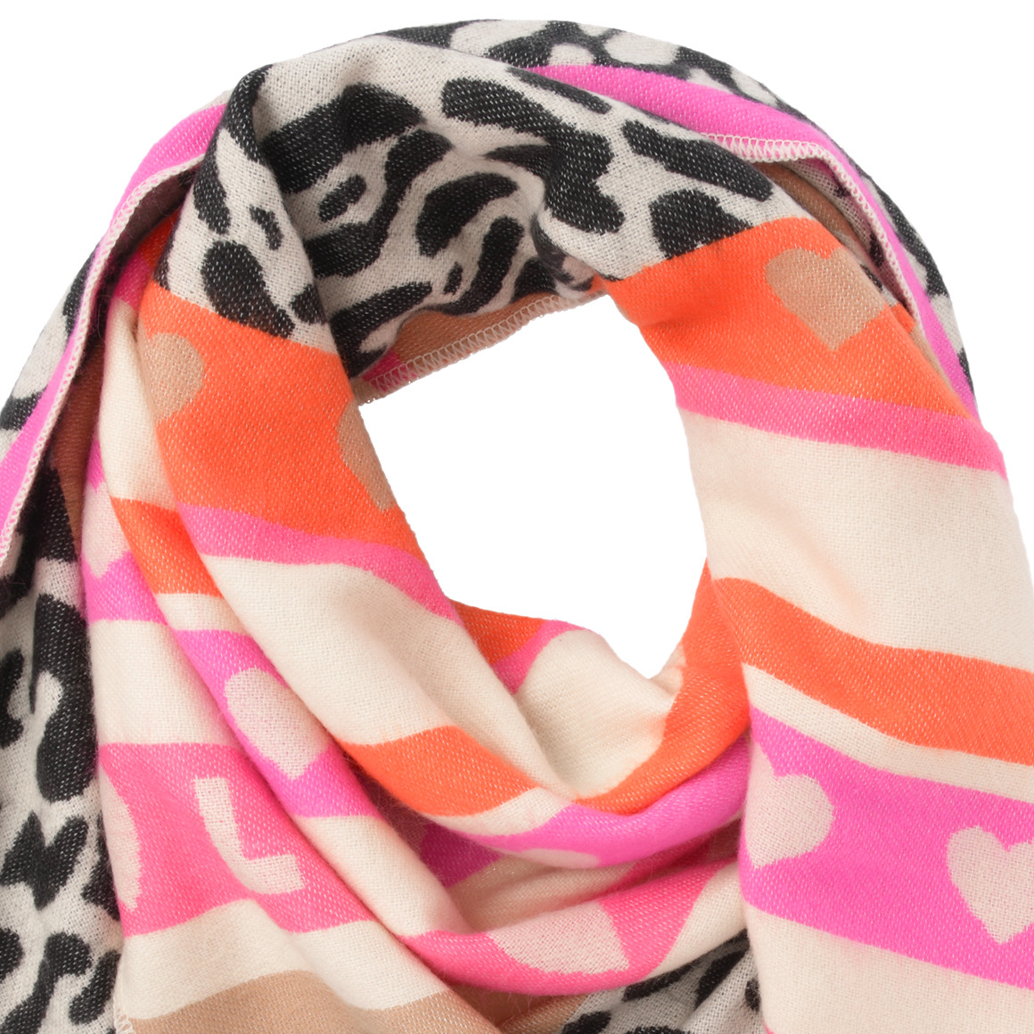 Dames sjaal met luipaardprint