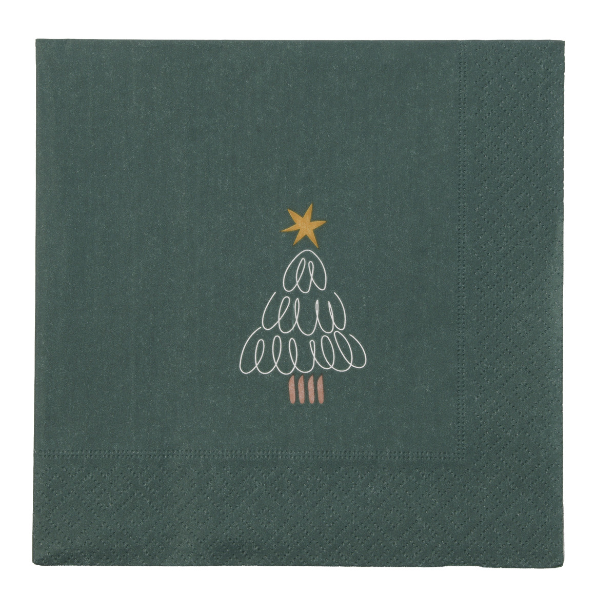 20 Servietten im weihnachtlichen Design