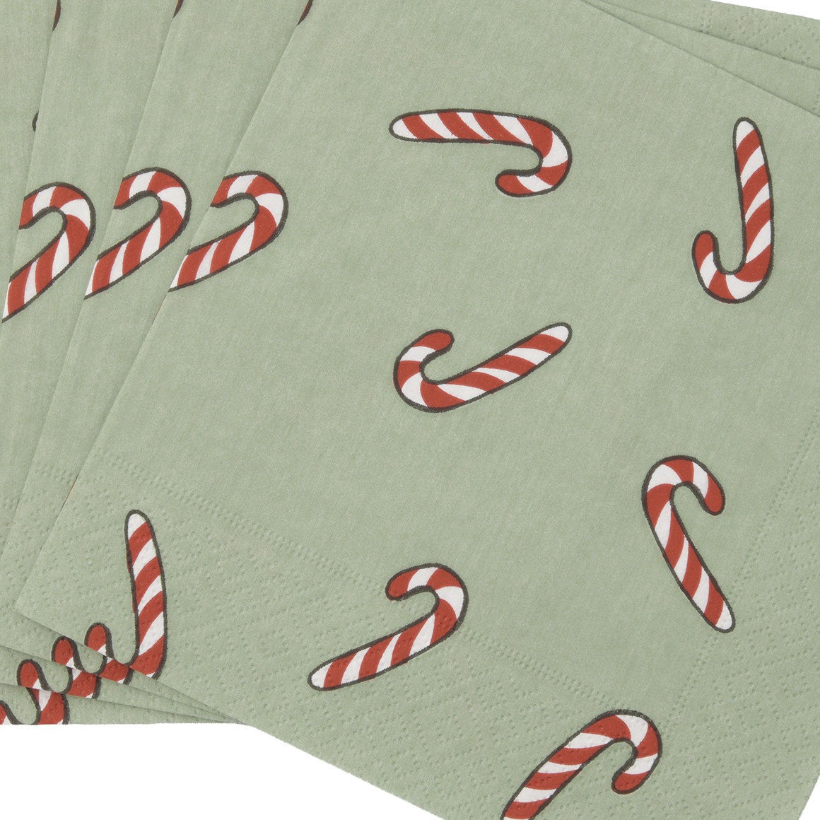 20 Servietten im weihnachtlichen Design