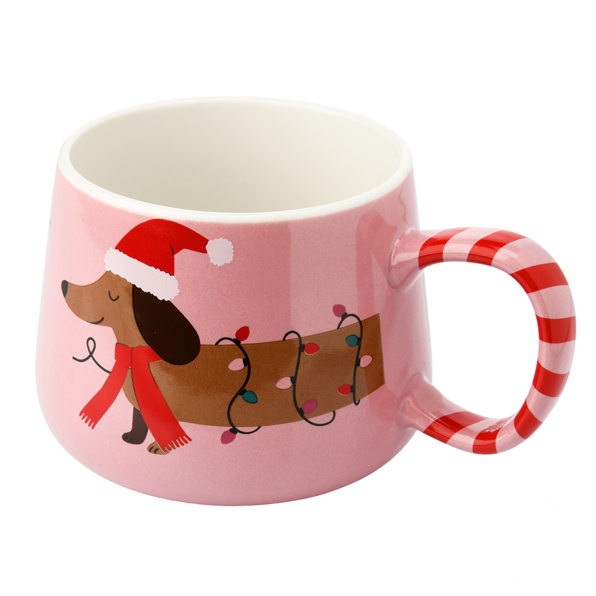 Tasse Dackel im weihnachtlichen Design