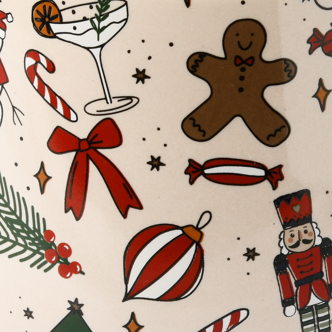 Tasse im weihnachtlichen Design