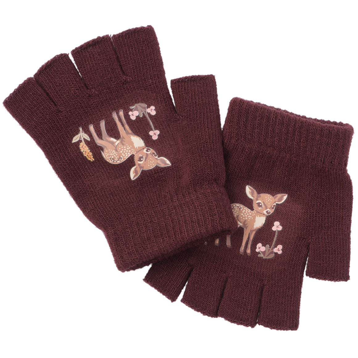 2 Paar Mädchen Handschuhe mit Motiv