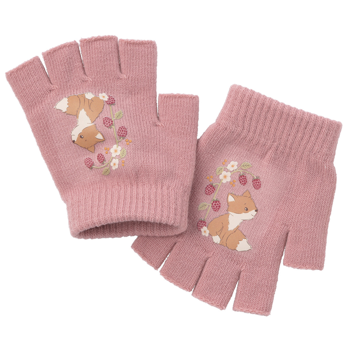 2 Paar Mädchen Handschuhe mit Motiv
