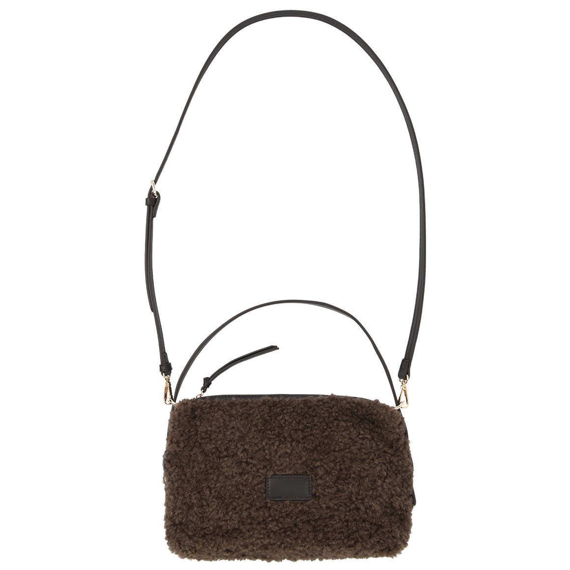Damen Handtasche aus Teddyplüsch