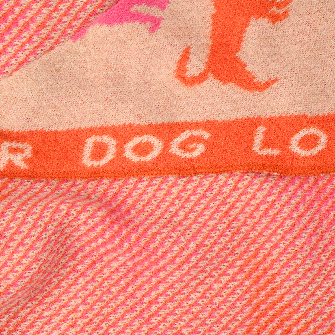 Damen Winterschal mit Hunde-Motiven