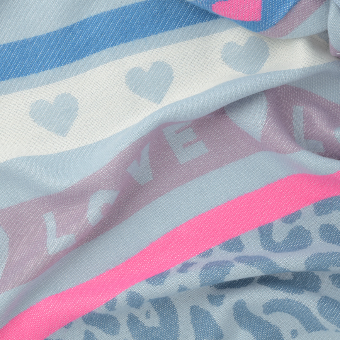 Damen Schal mit Muster-Mix