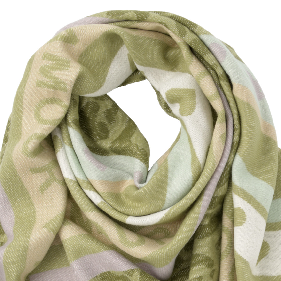 Damen Schal mit Muster-Mix
