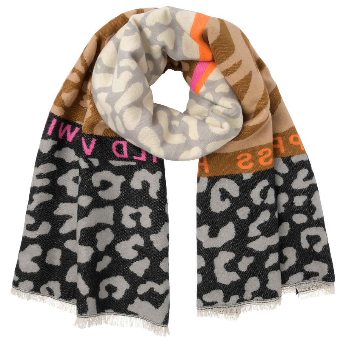 Dames sjaal met dierenprint