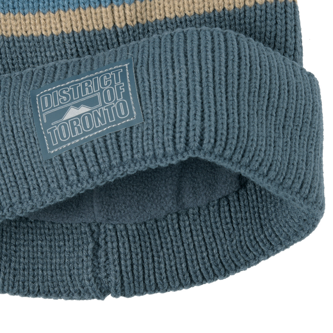 Jungen Strickmütze aus Rippstrick