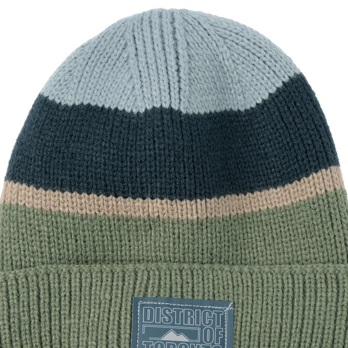 Jungen Strickmütze aus Rippstrick