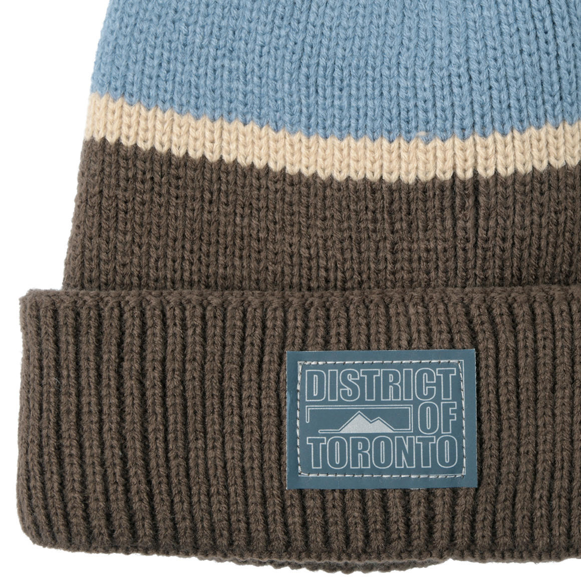 Jungen Strickmütze aus Rippstrick