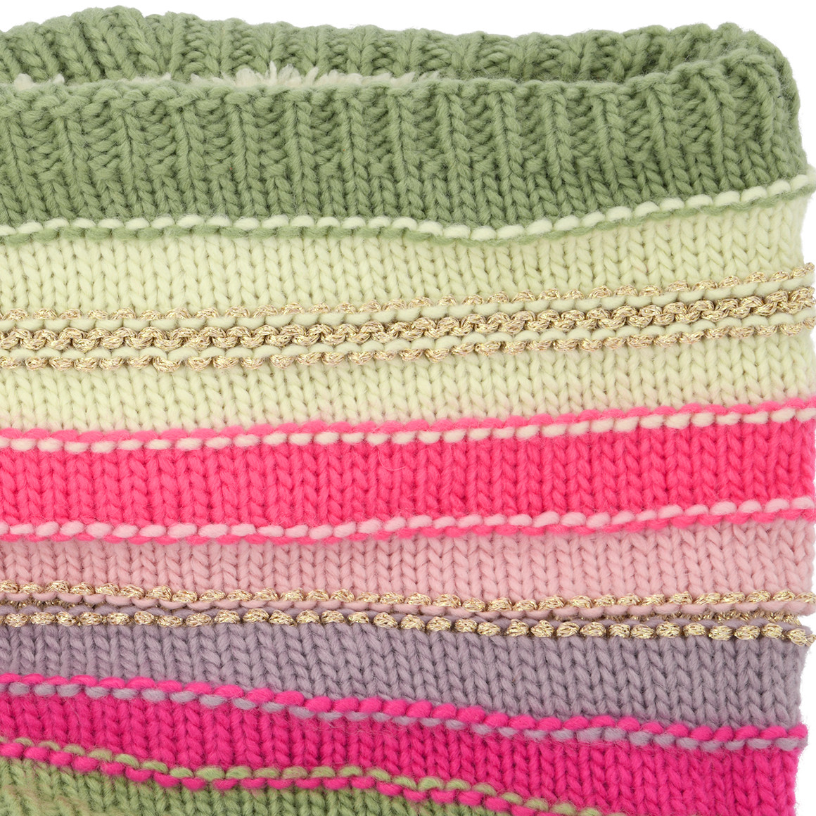 Mädchen Snood mit Effektgarn
