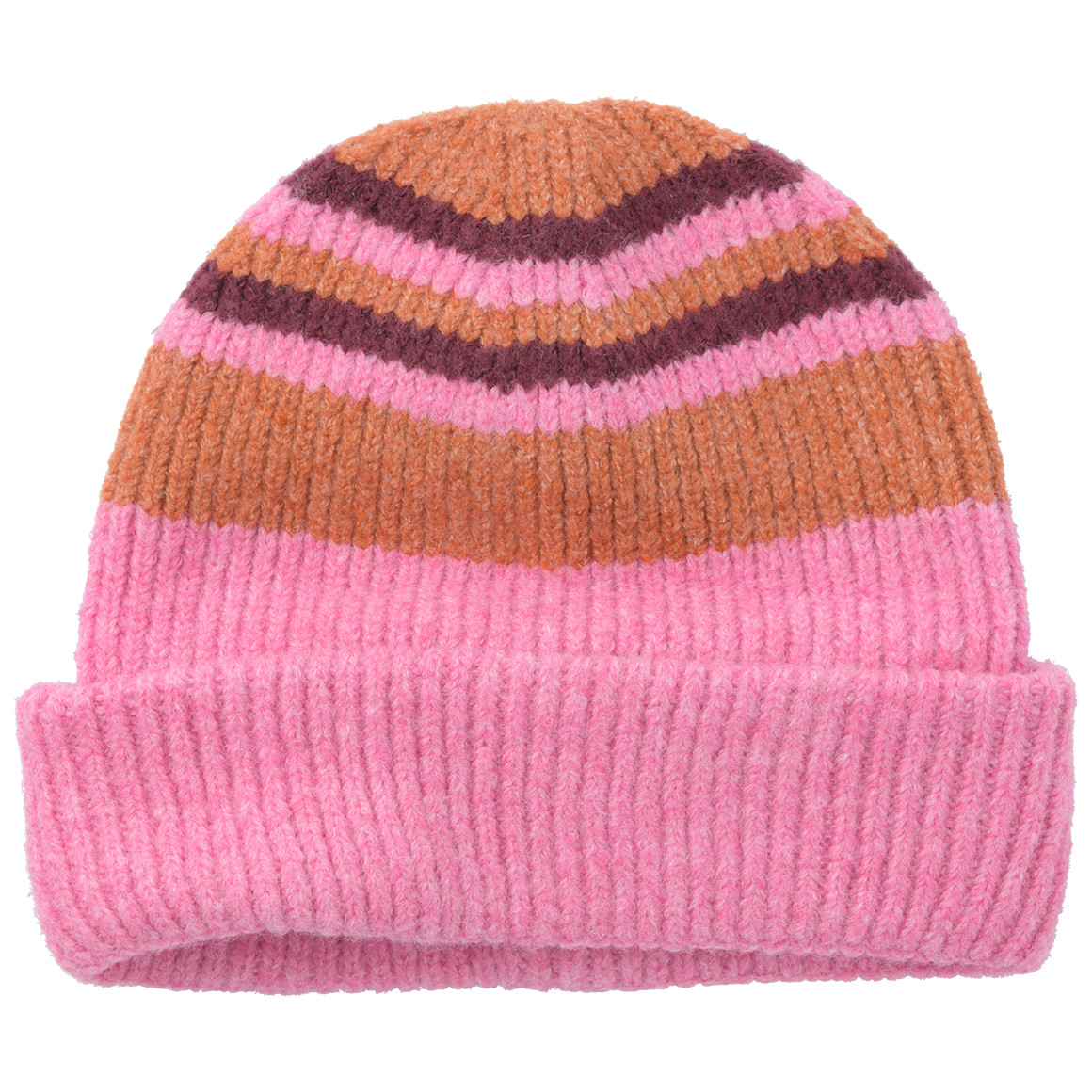 Mädchen Strickmütze mit Streifen
