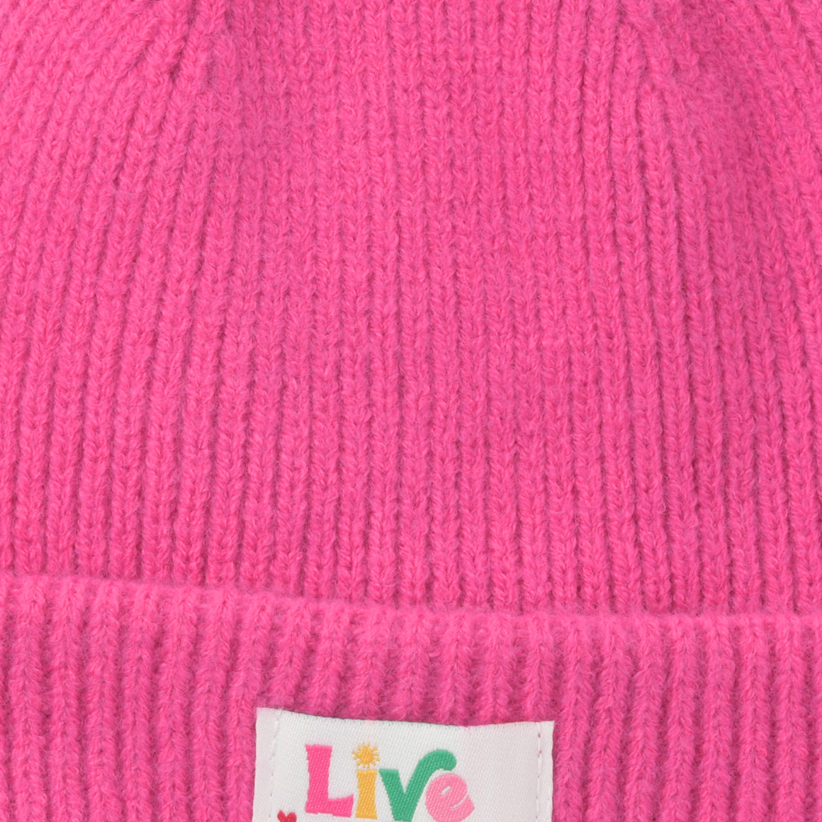 Mädchen Strickmütze mit Umschlag