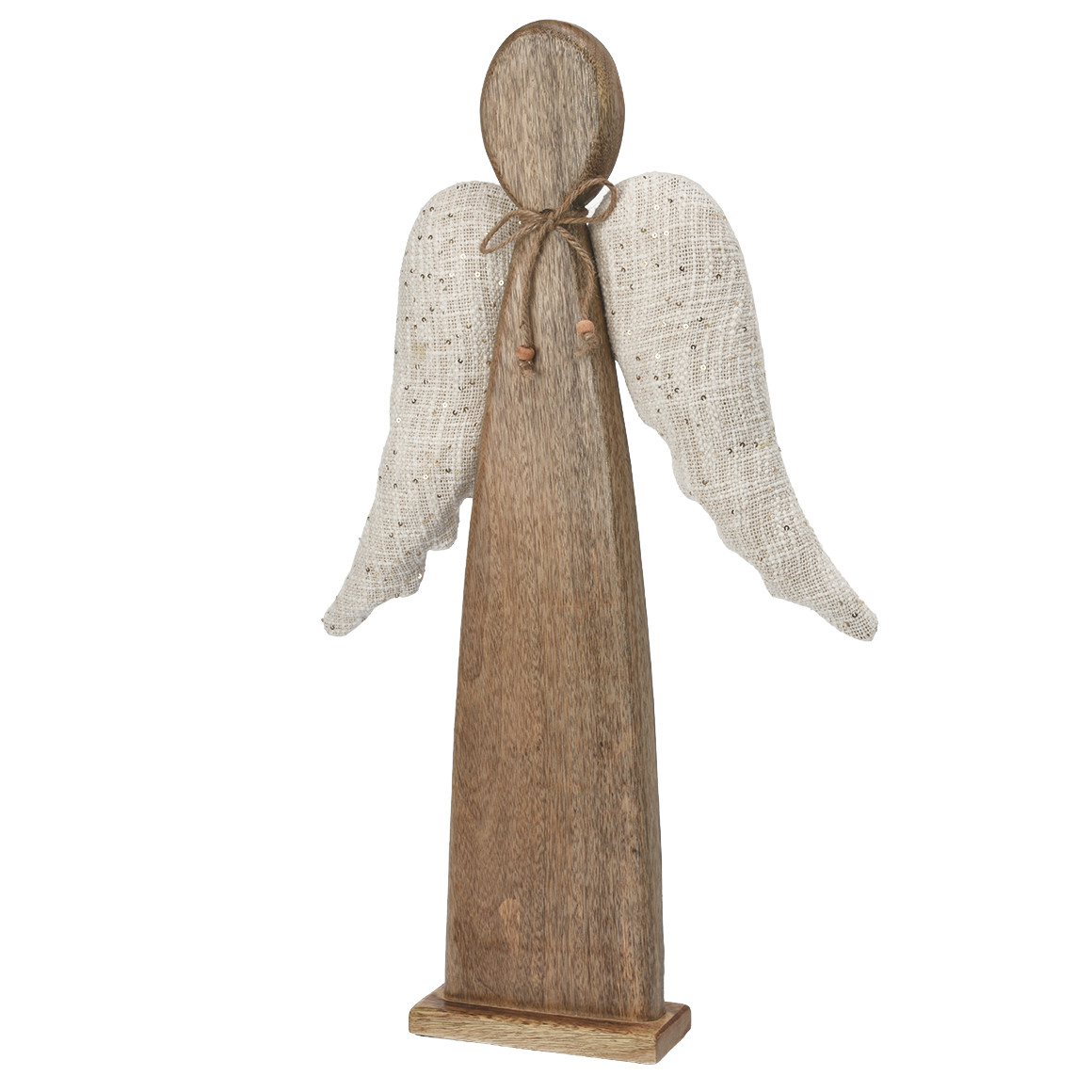 Großer Deko-Engel aus Holz