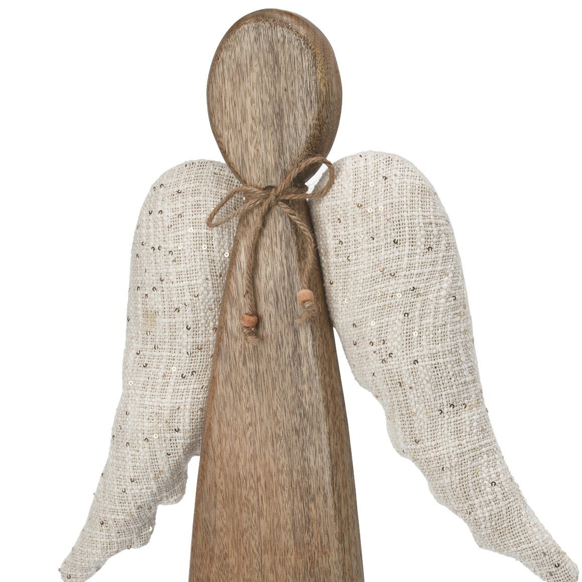 Großer Deko-Engel aus Holz