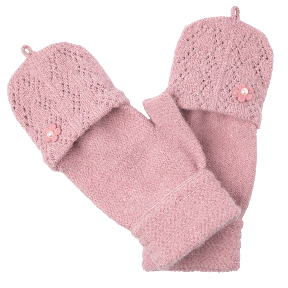 Mädchen Handschuhe mit Umschlagkappe