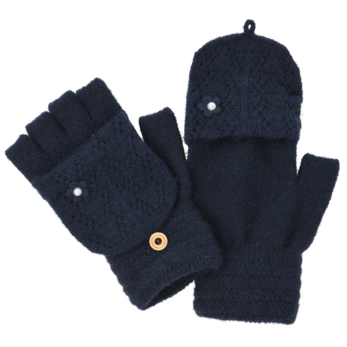 Mädchen Handschuhe mit Umschlagkappe