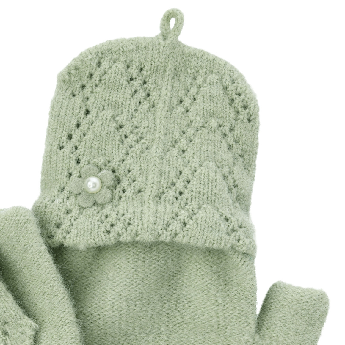 Mädchen Handschuhe mit Umschlagkappe