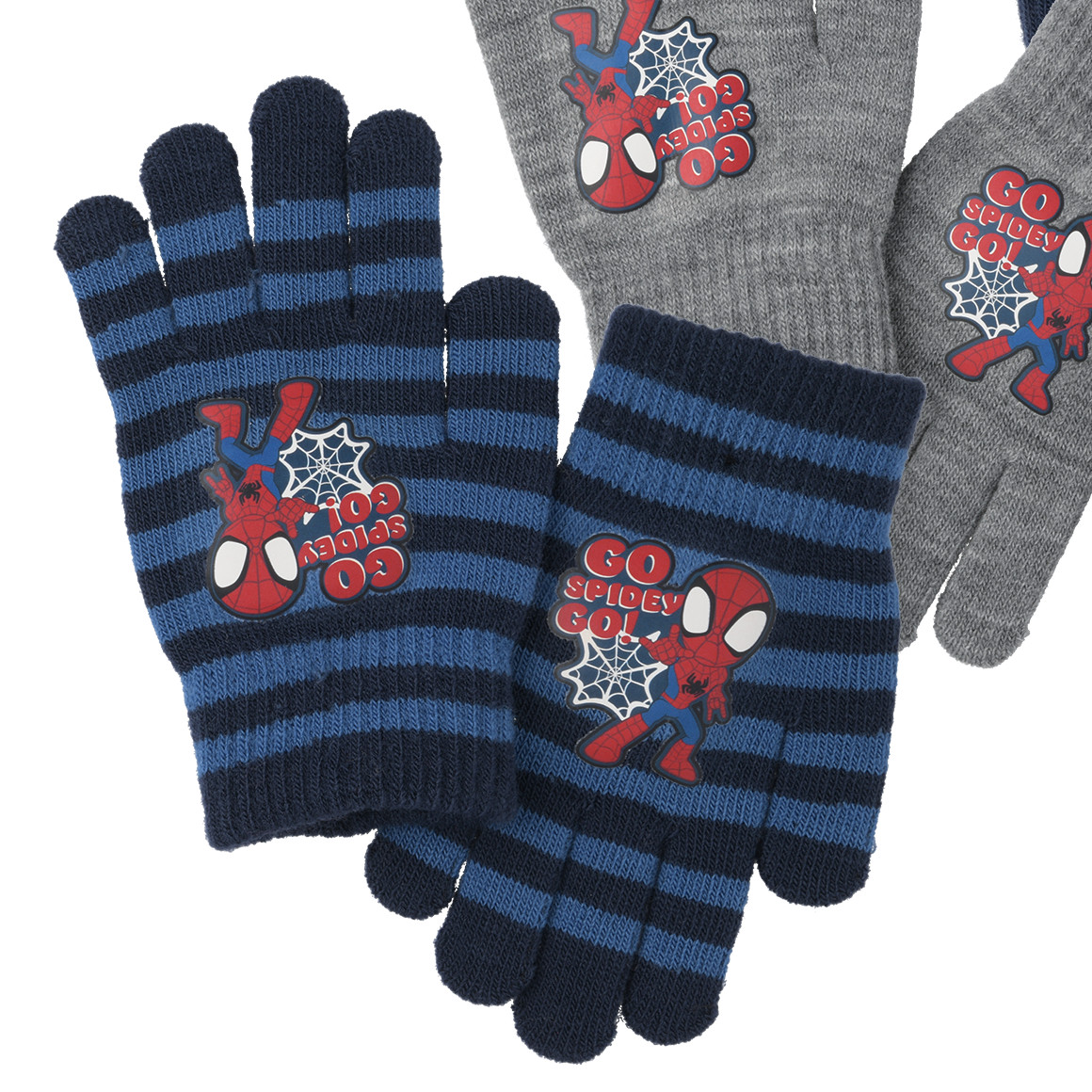 3 Paar Spidey Handschuhe im Set