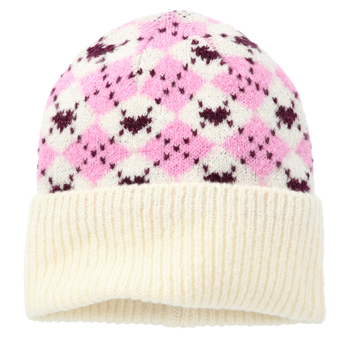 Mädchen Strickmütze mit Effektgarn