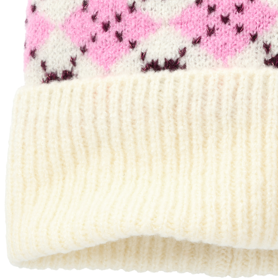 Mädchen Strickmütze mit Effektgarn