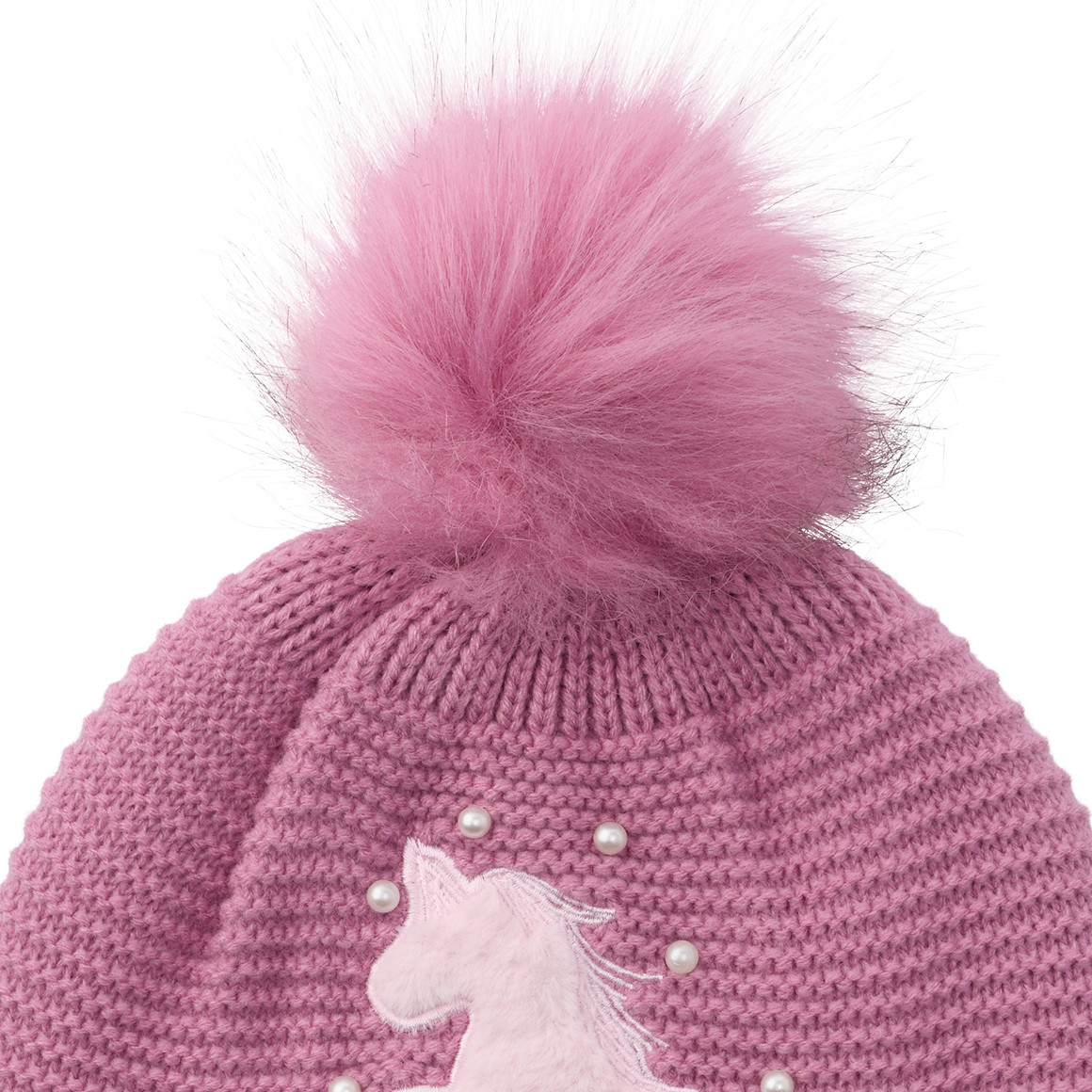 Mädchen Mütze mit EInhorn-Motiv