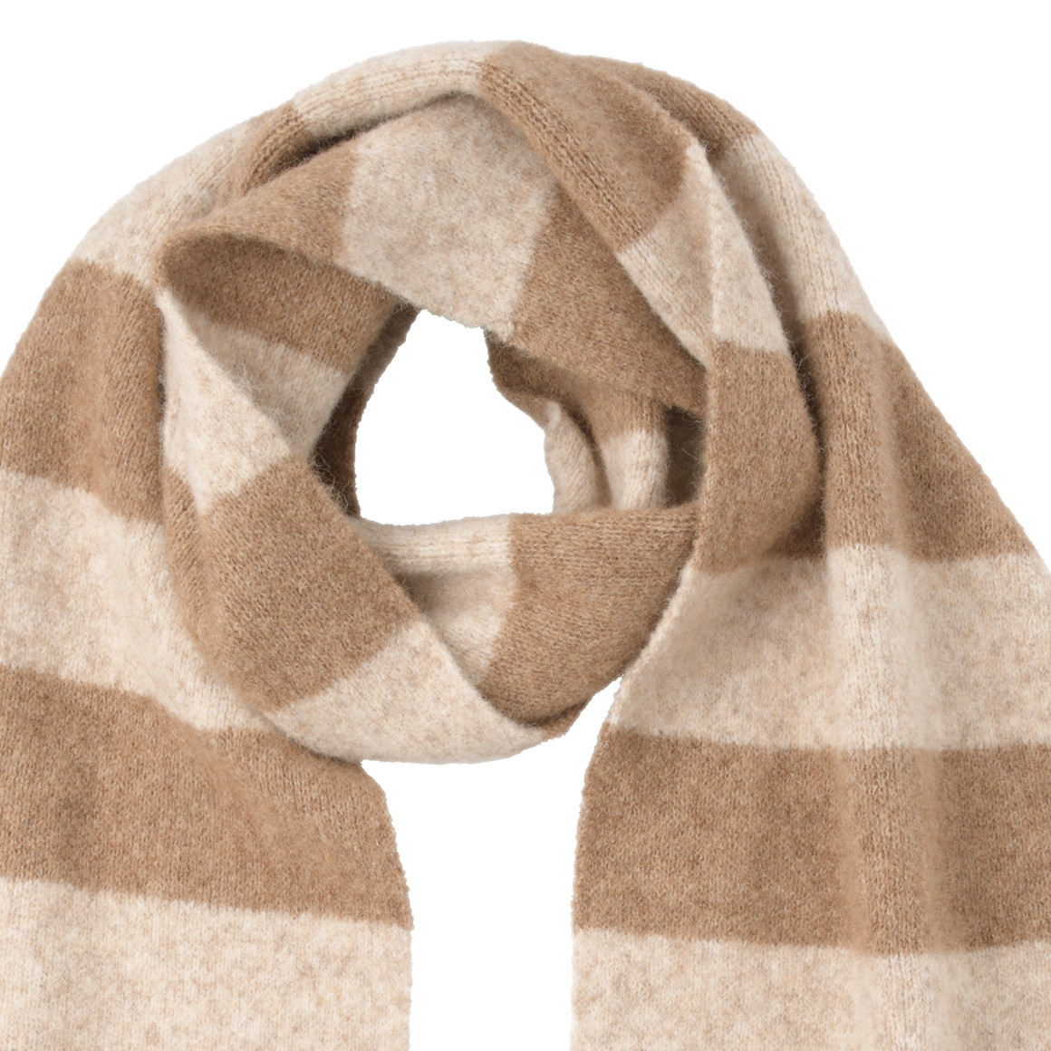 Damen Winterschal mit Blockstreifen