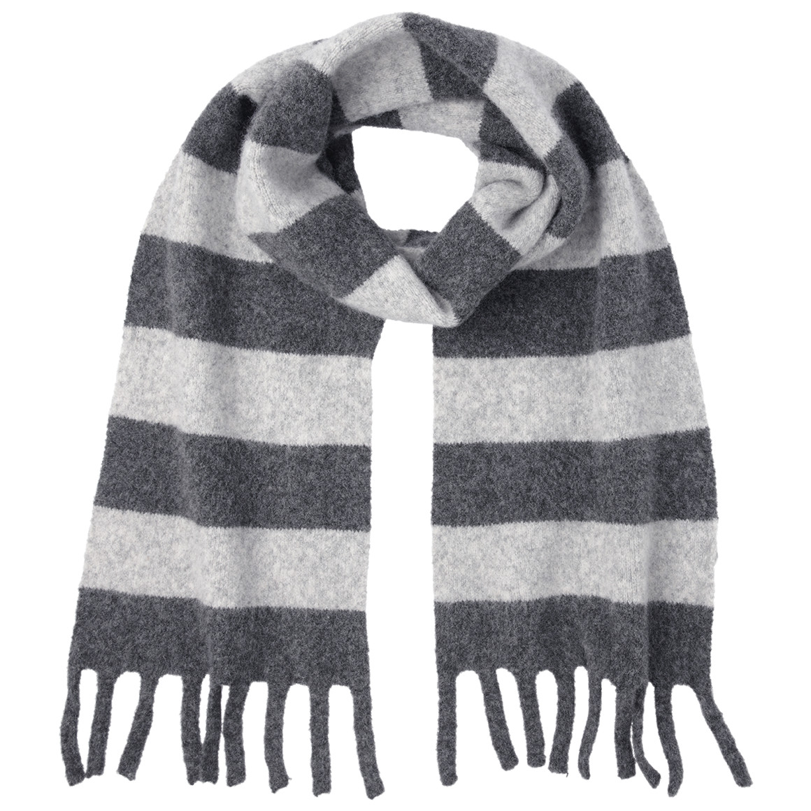 Damen Winterschal mit Blockstreifen