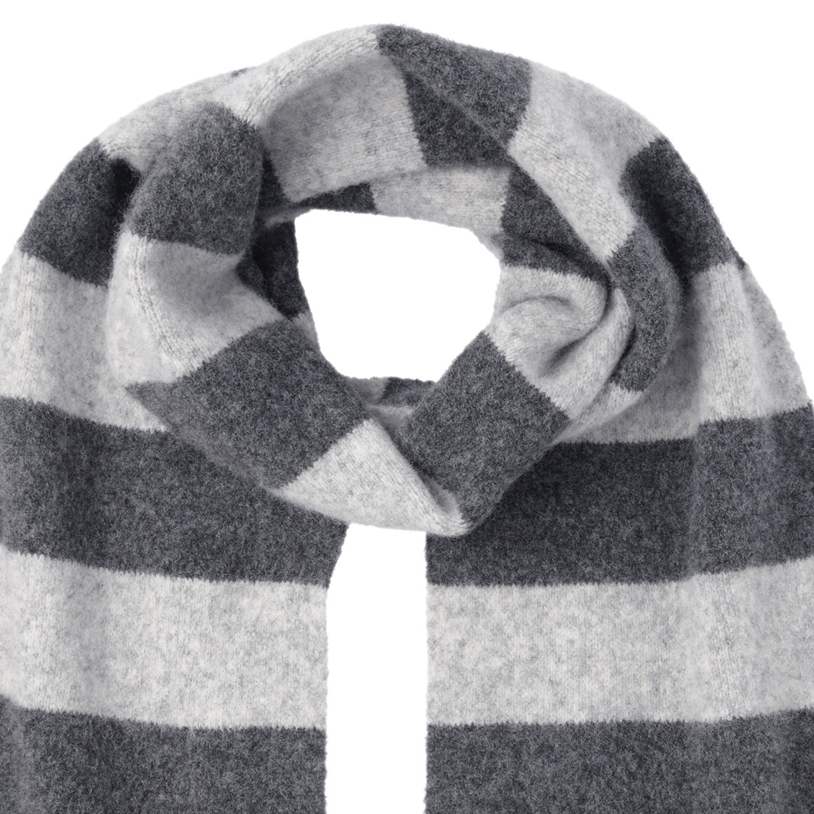 Damen Winterschal mit Blockstreifen