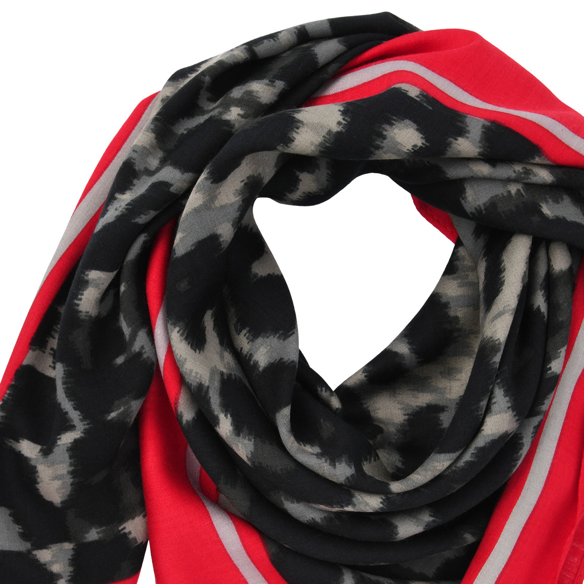 Damesdoek met luipaardprint